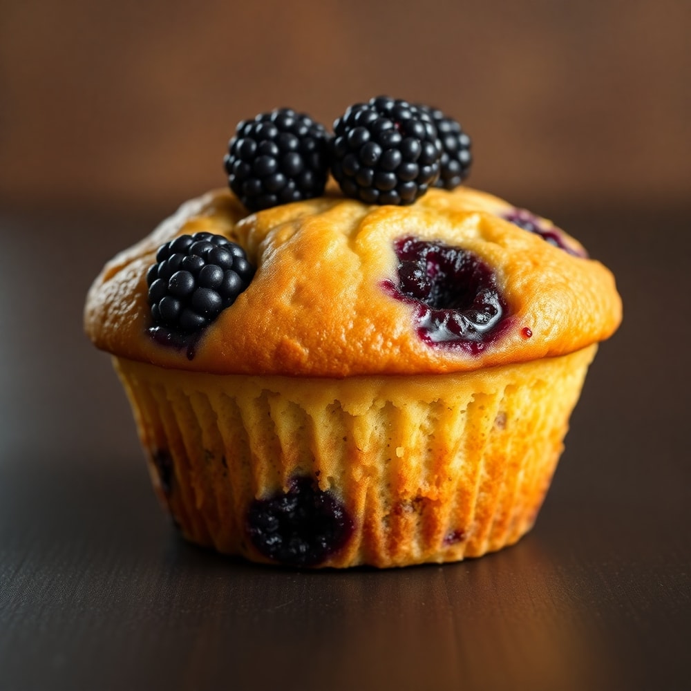 blackberry muffins