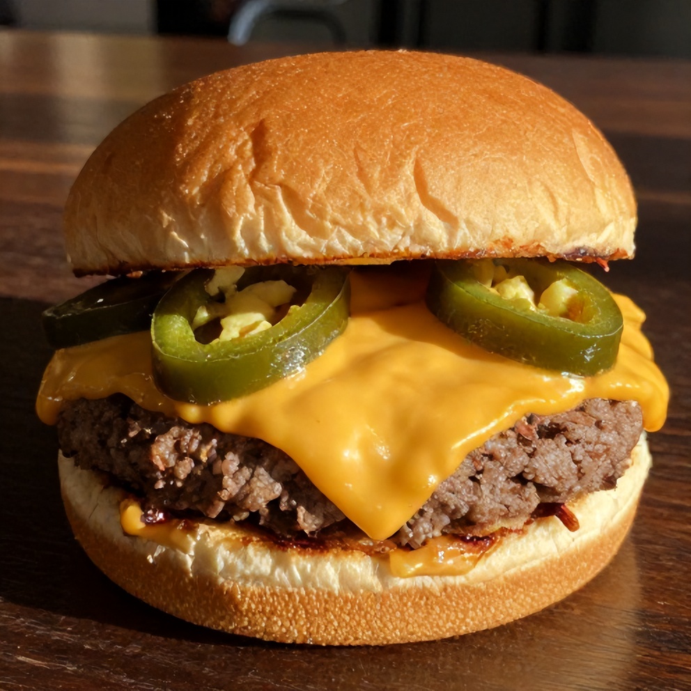 cheddar jalapeño burgers