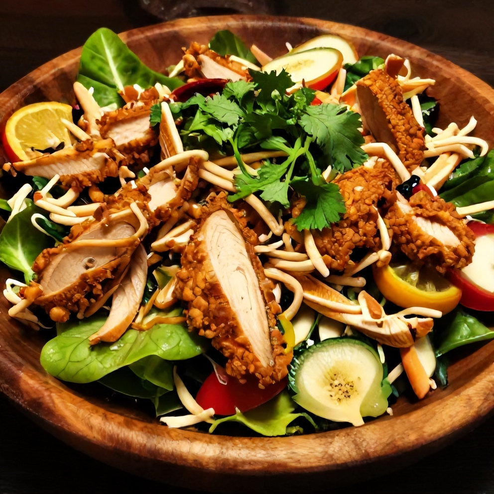 Chipotle Chicken Cobb Salad with Cilantro Vinaigrette