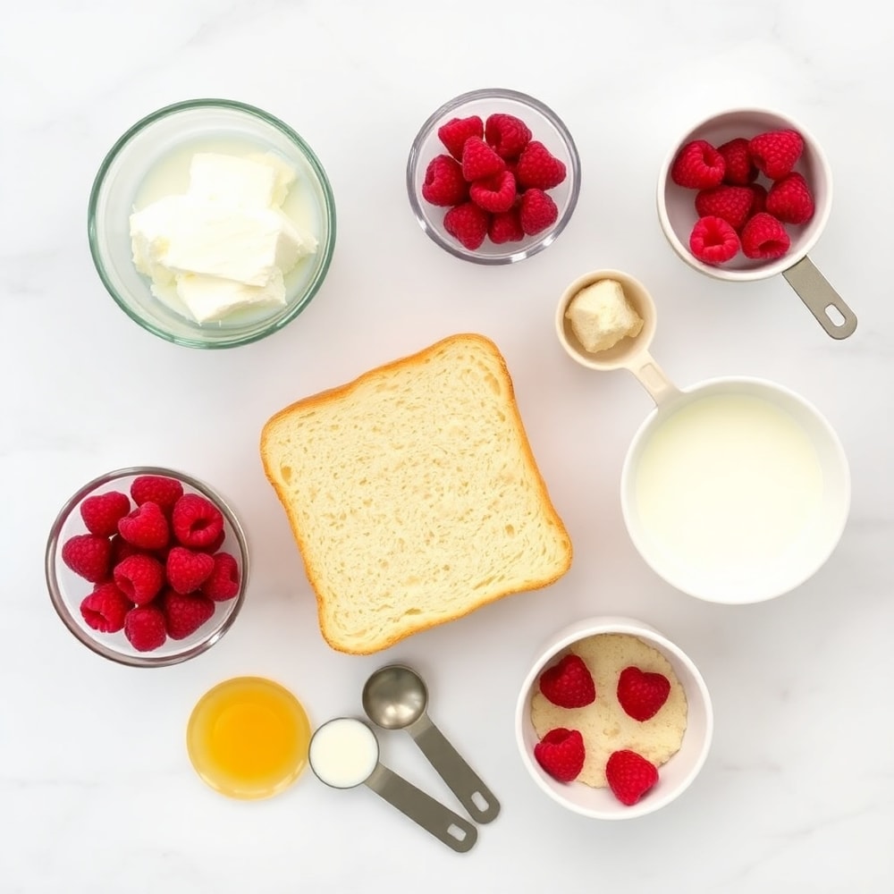 Raspberry Cheesecake French Toast Ingredients