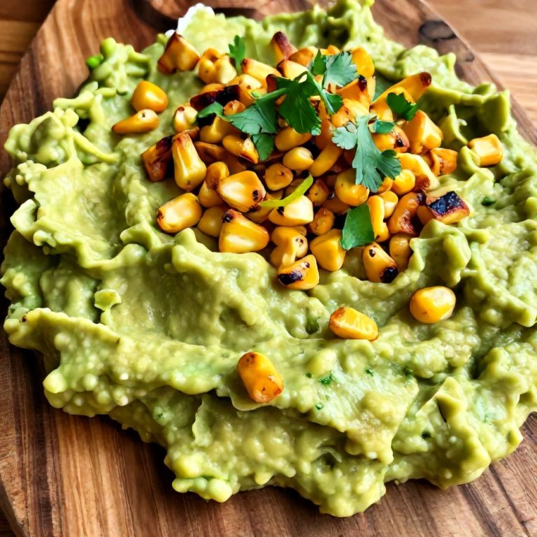 Creamy Avocado Dip with Grilled Corn Salad