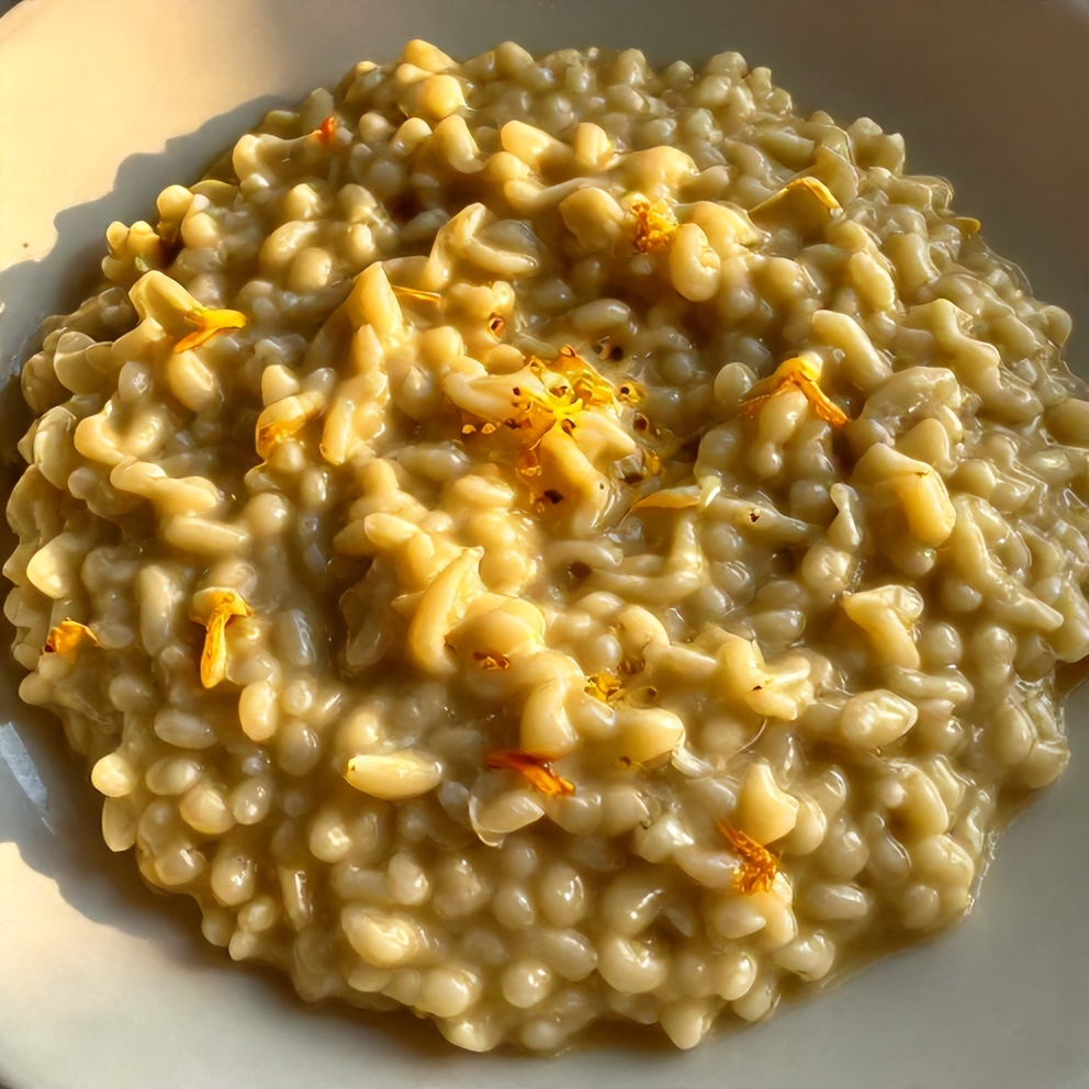 creamy parmesan risotto