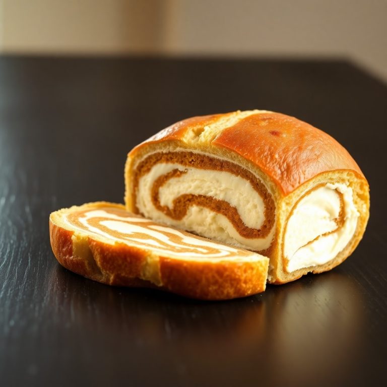 Creamy Swirl Ice Cream Bread Treat