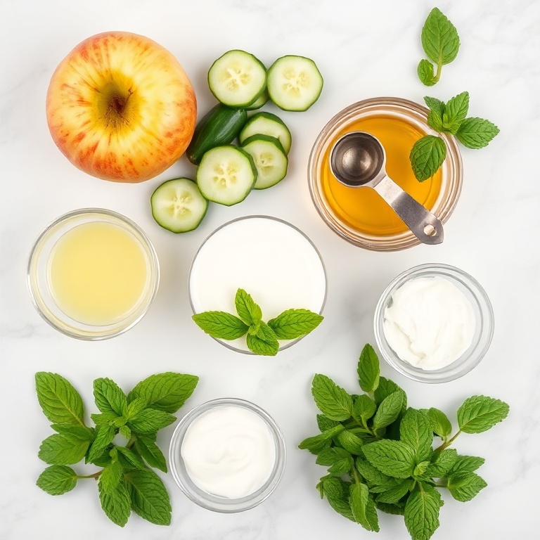 Apple Cucumber Salad Ingredients