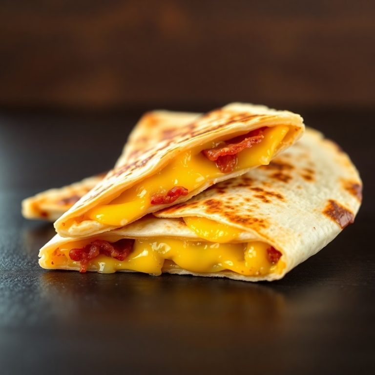 Bacon Egg and Cheese Breakfast Quesadillas