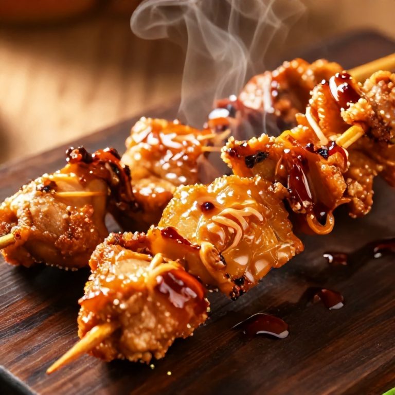 Honey Chipotle Chicken Skewers
