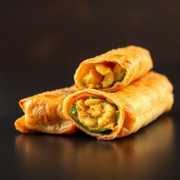 Crispy Jalapeño Popper Egg Rolls