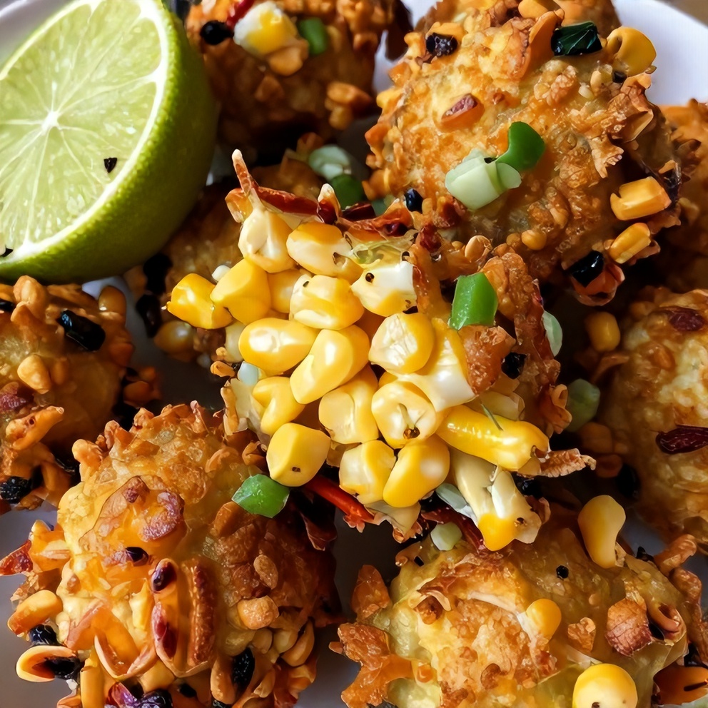 Mexican street corn fritters