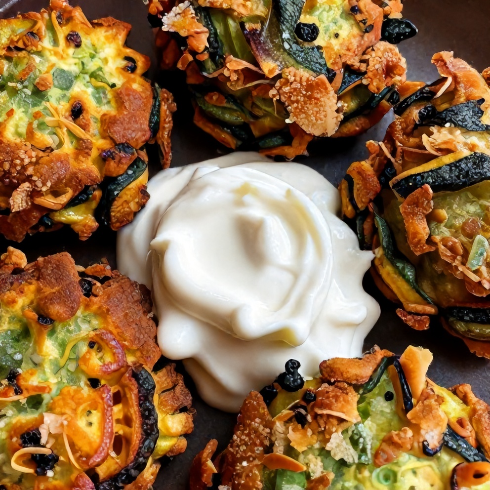 crispy parmesan zucchini fritters