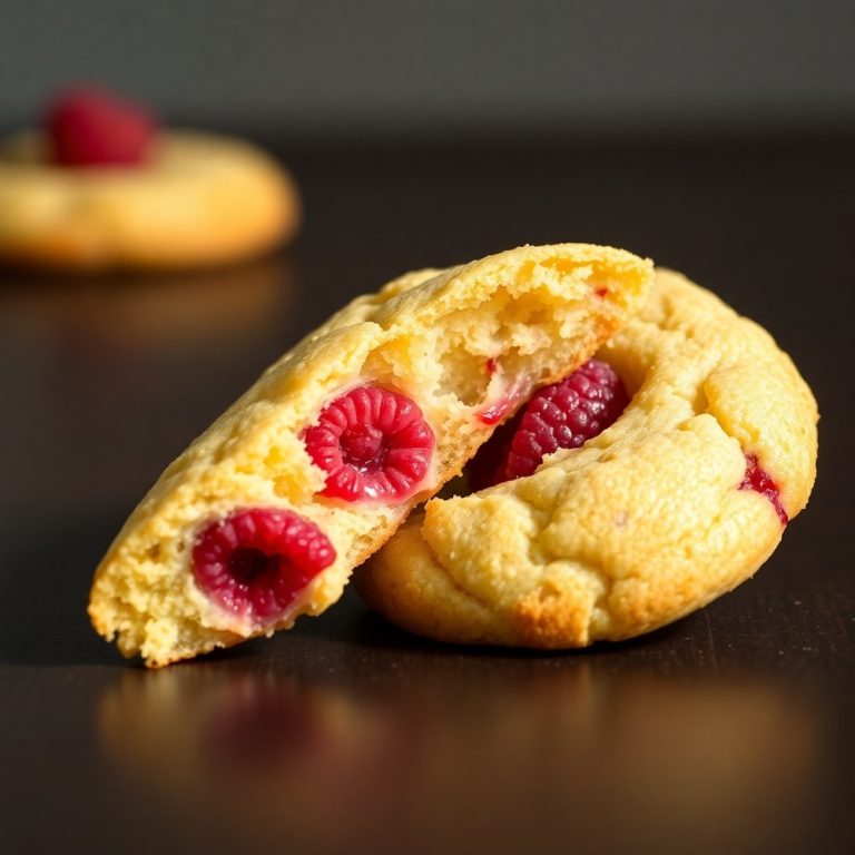 raspberry lemon cookies