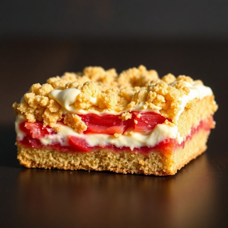 rhubarb bars