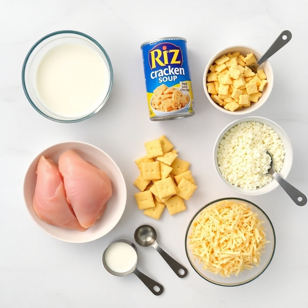 Ritz Cracker Chicken Casserole Ingredients
