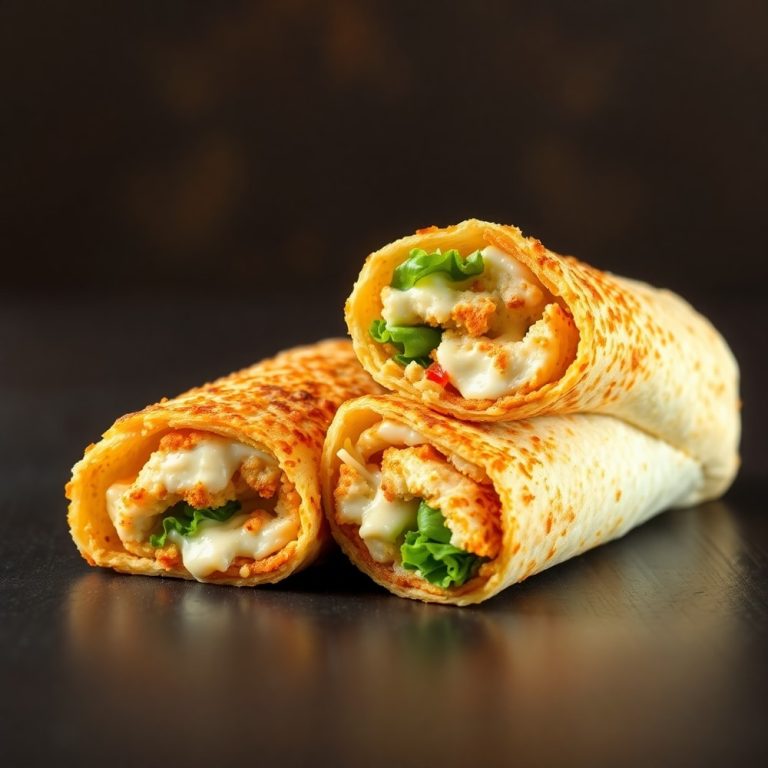 Ultimate Chicken Caesar Wraps