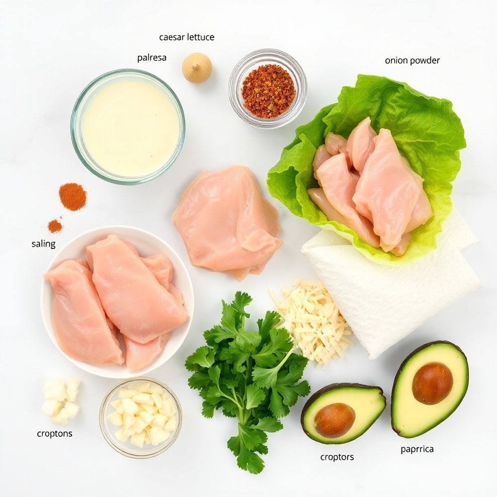 Chicken Caesar Wrap Ingredients