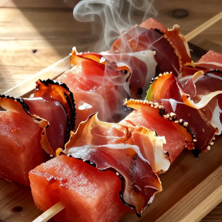 Watermelon Skewers with Prosciutto