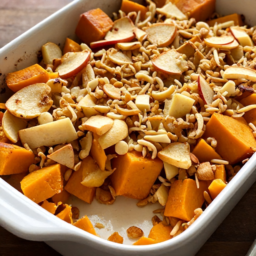 Easy Apple Butternut Squash Casserole