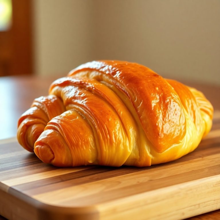 easy baked ham and cheese croissants