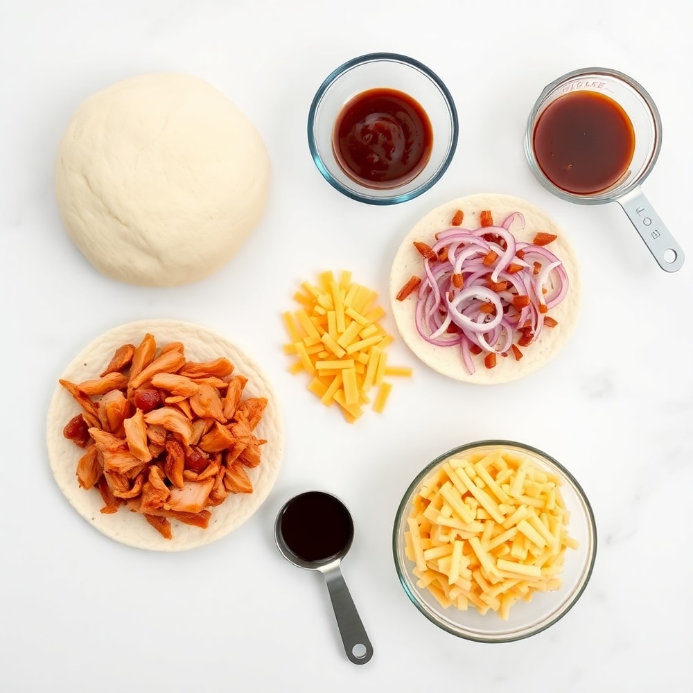 BBQ Chicken Flatbread Ingredients
