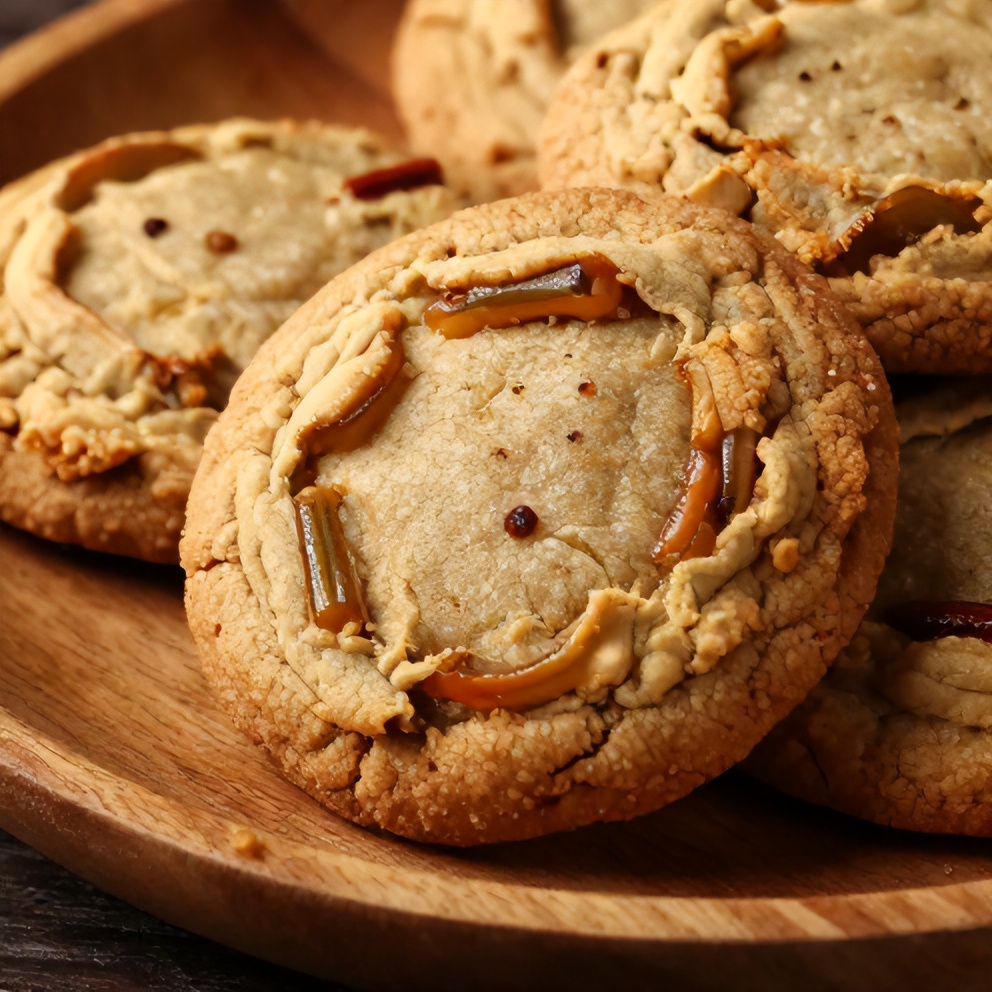 Easy Brown Sugar Rhubarb Cookies
