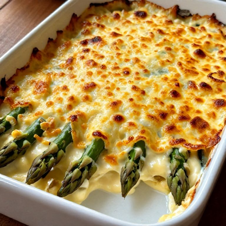 Easy Cheesy Asparagus Casserole