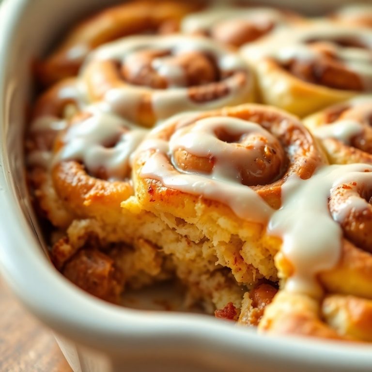 Easy Cinnamon Roll Casserole