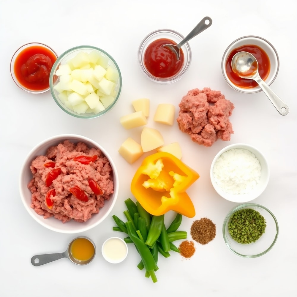 Sloppy Joe Potato Skillet Ingredients