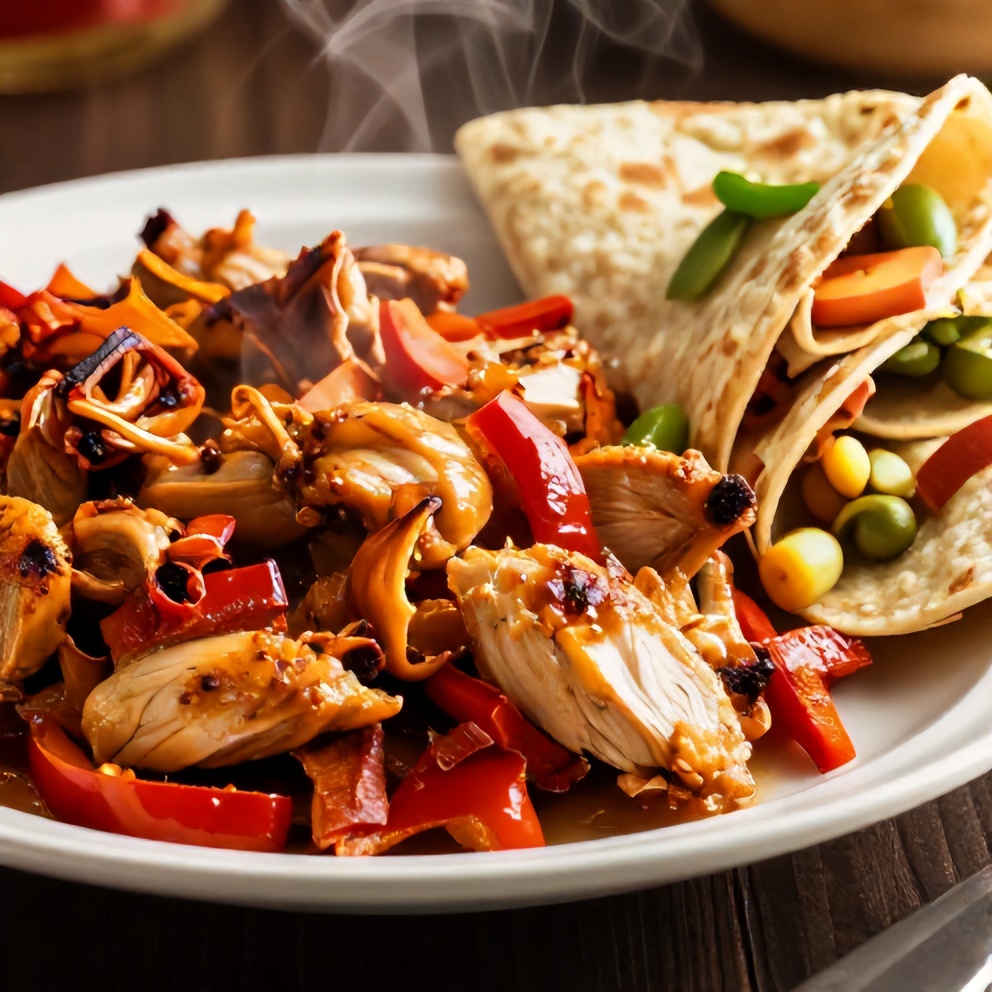 Easy Crockpot Chicken Fajitas