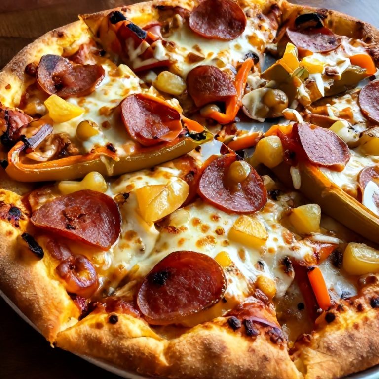 Hawaiian Pizza Stuffed Peppers
