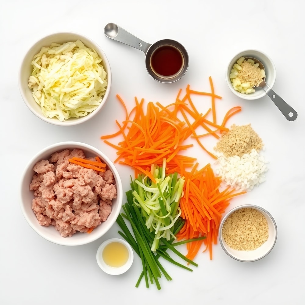 Keto Egg Roll Bowl Ingredients