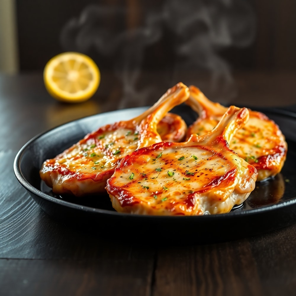 Sheet Pan Lemon Garlic Pork Chops