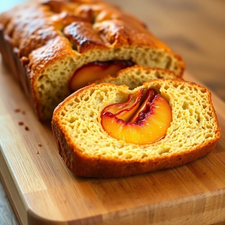 Easy Spiced Peach Bread