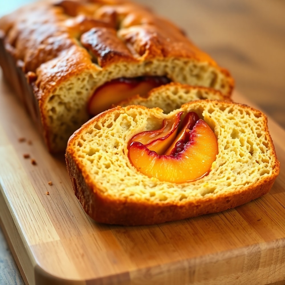 Easy Spiced Peach Bread