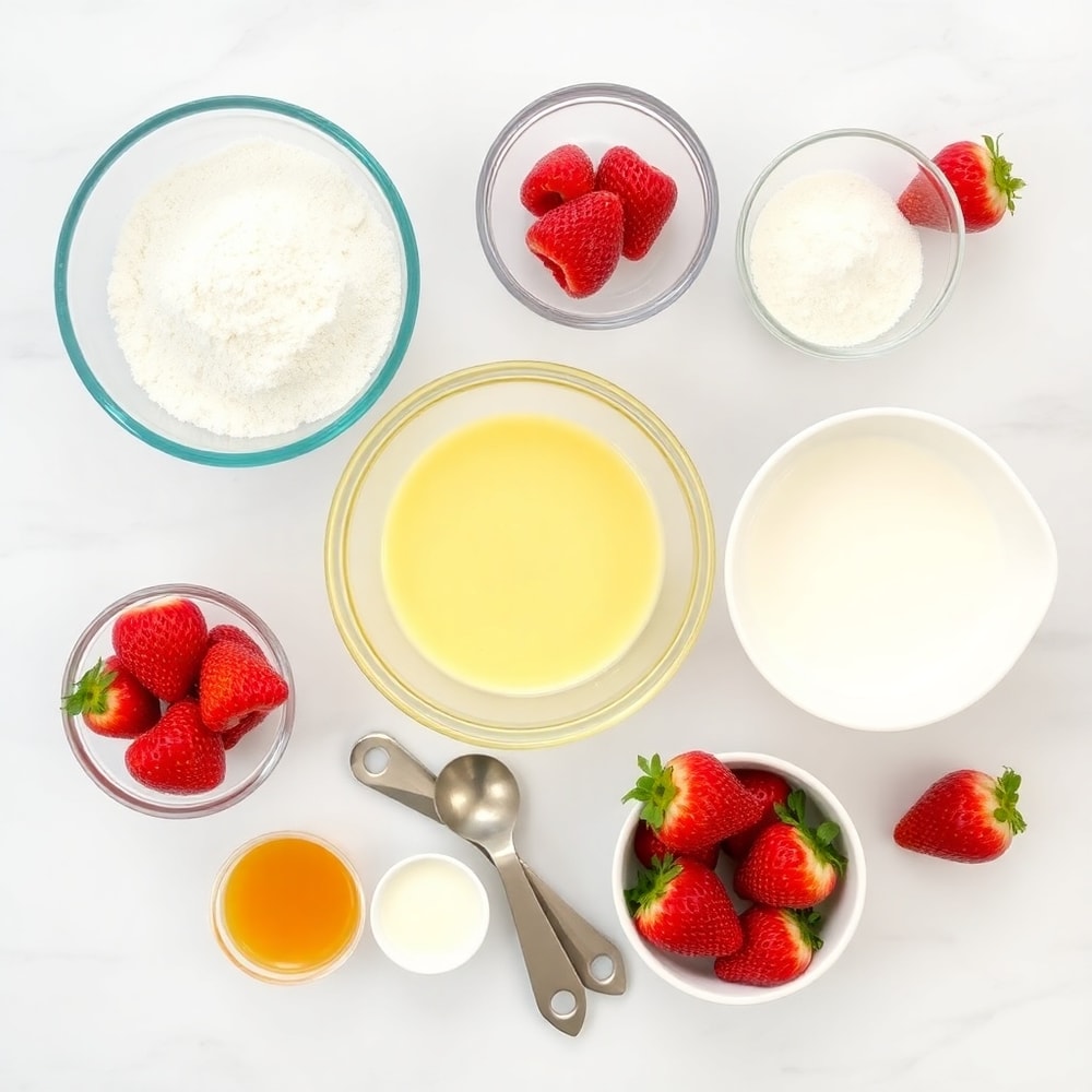 Strawberry Shortcake Muffins Ingredients
