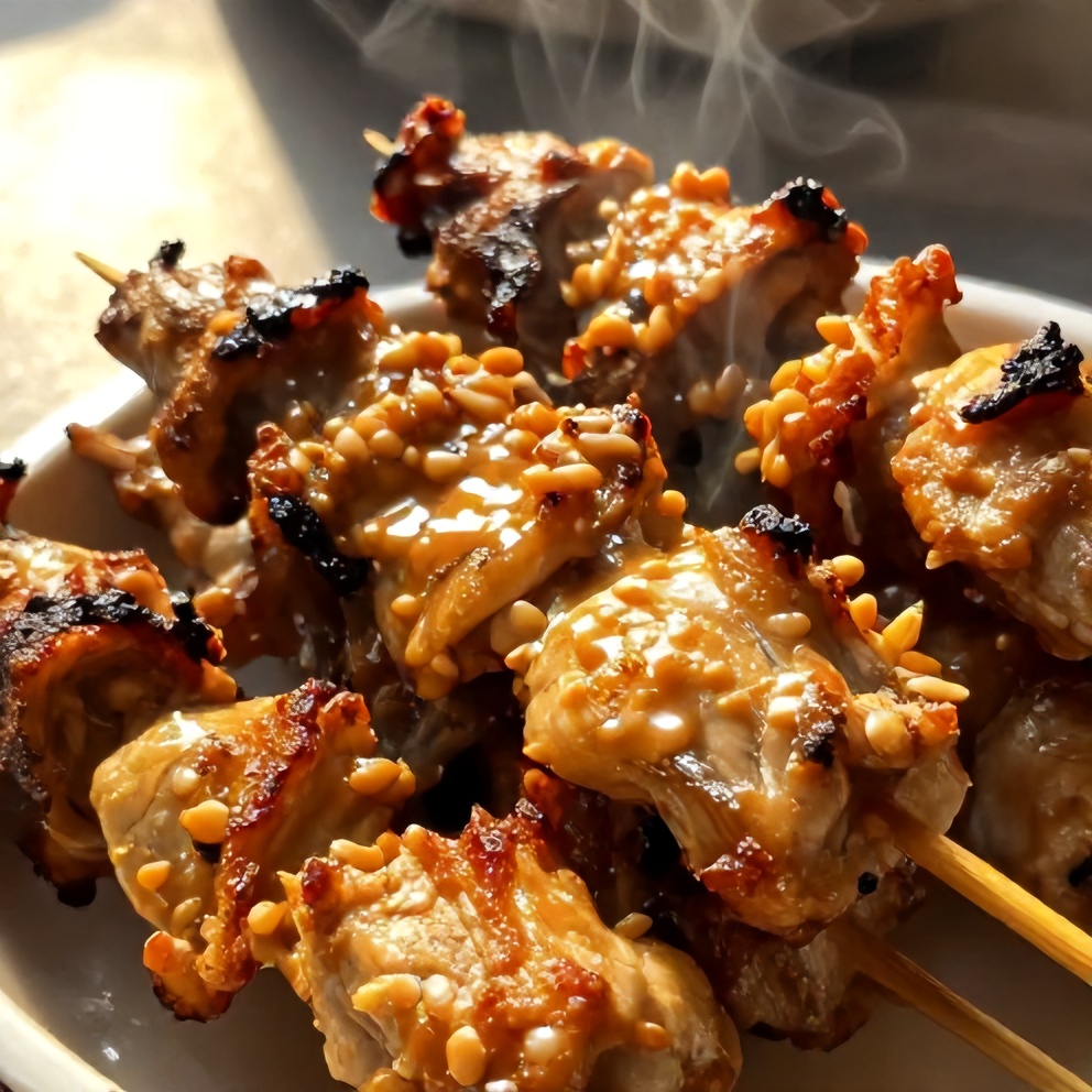 Vietnamese Lemongrass Chicken Skewers