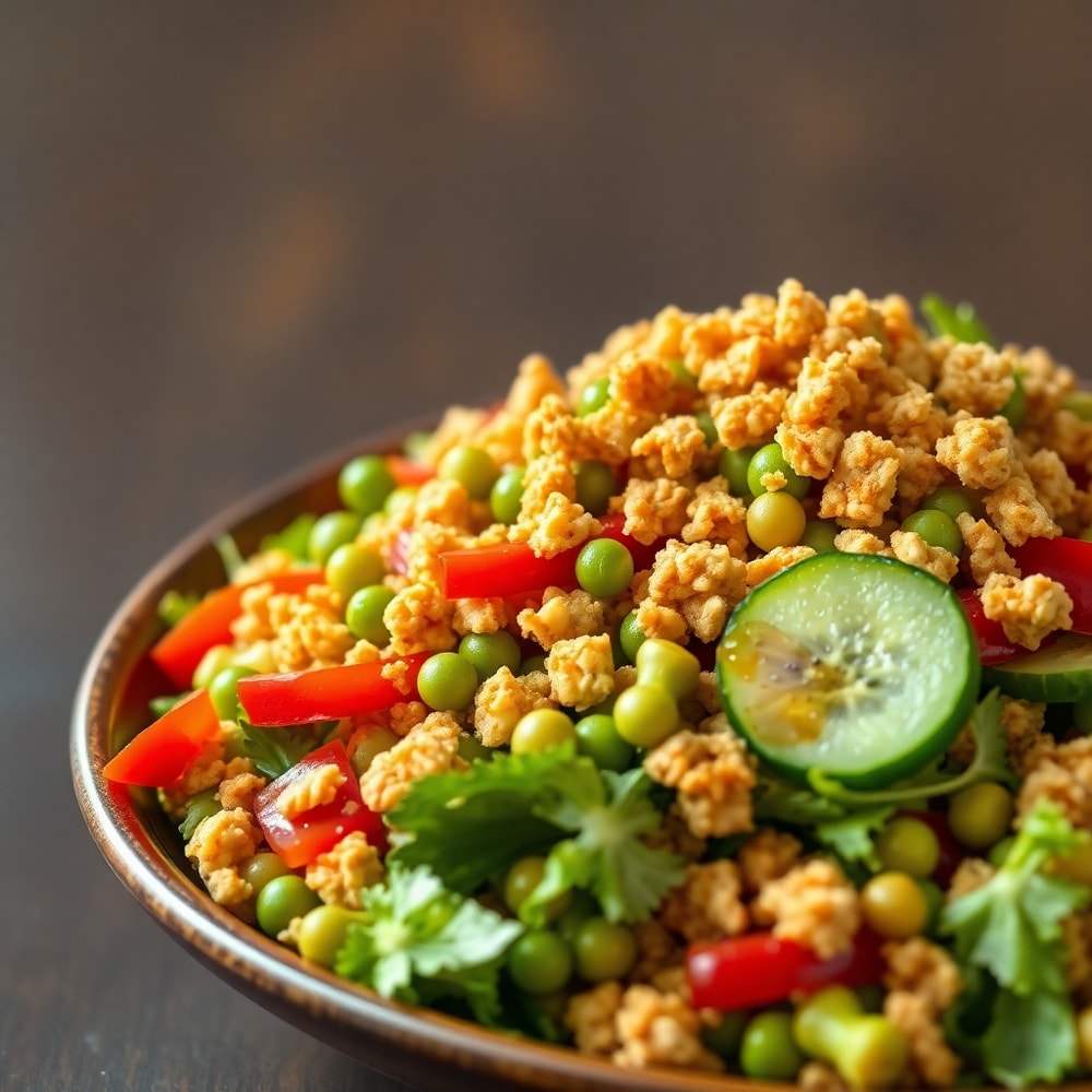 edamame peanut crunch salad