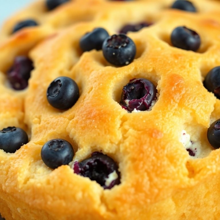 cottage cheese blueberry cloud bread