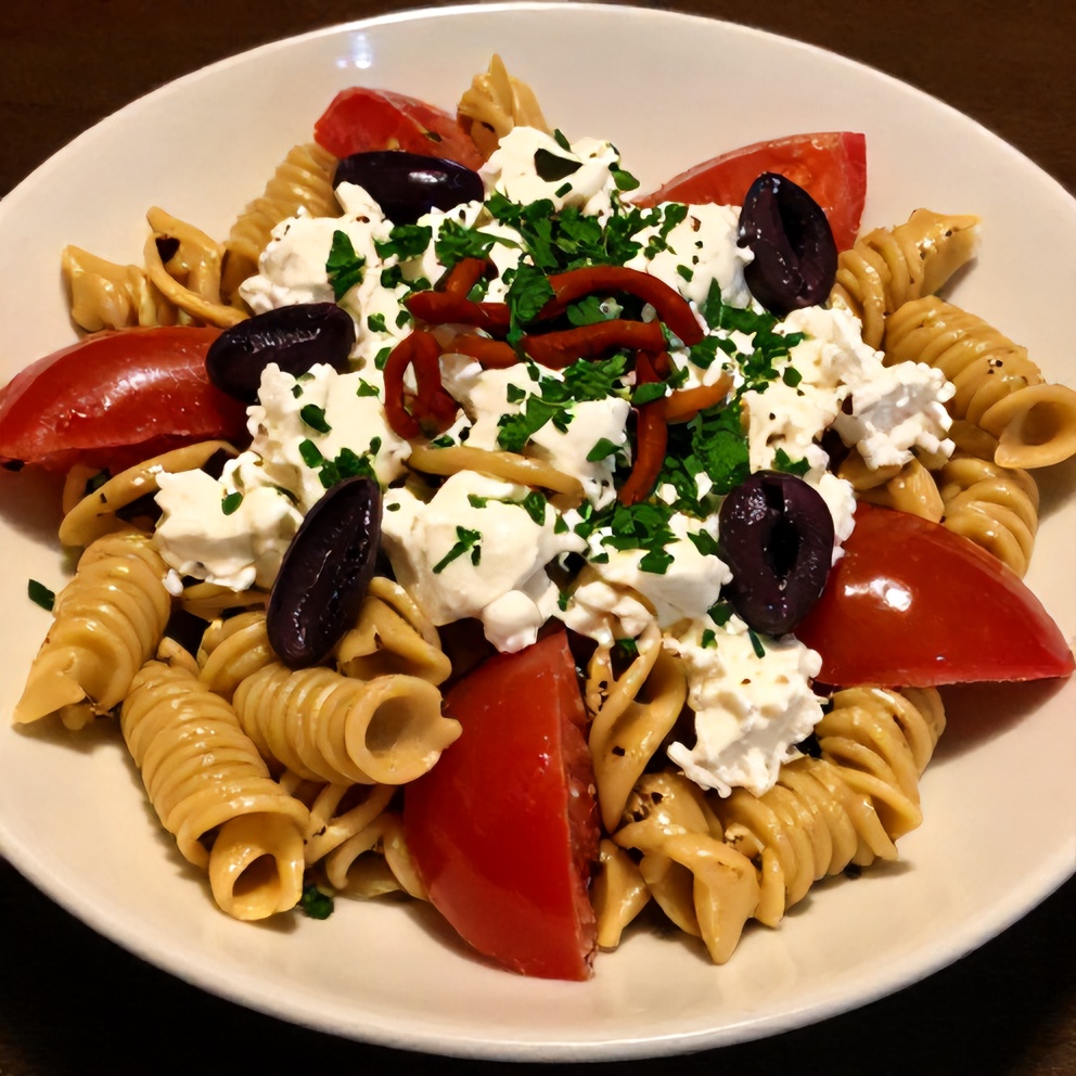 Greek Pasta Salad with Feta