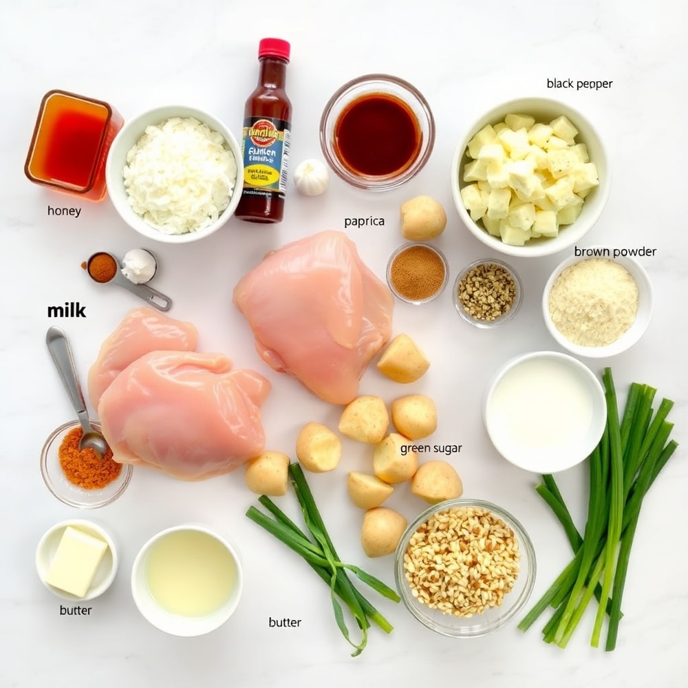 Honey BBQ Chicken Ingredients