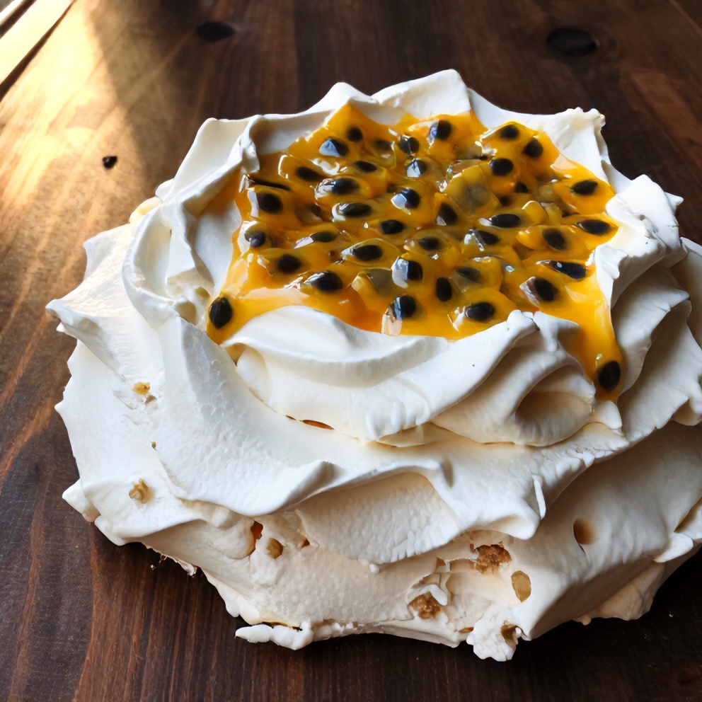 Individual Passionfruit Pavlovas