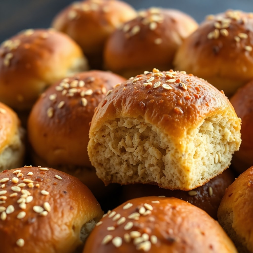 Oatmeal Molasses Rolls