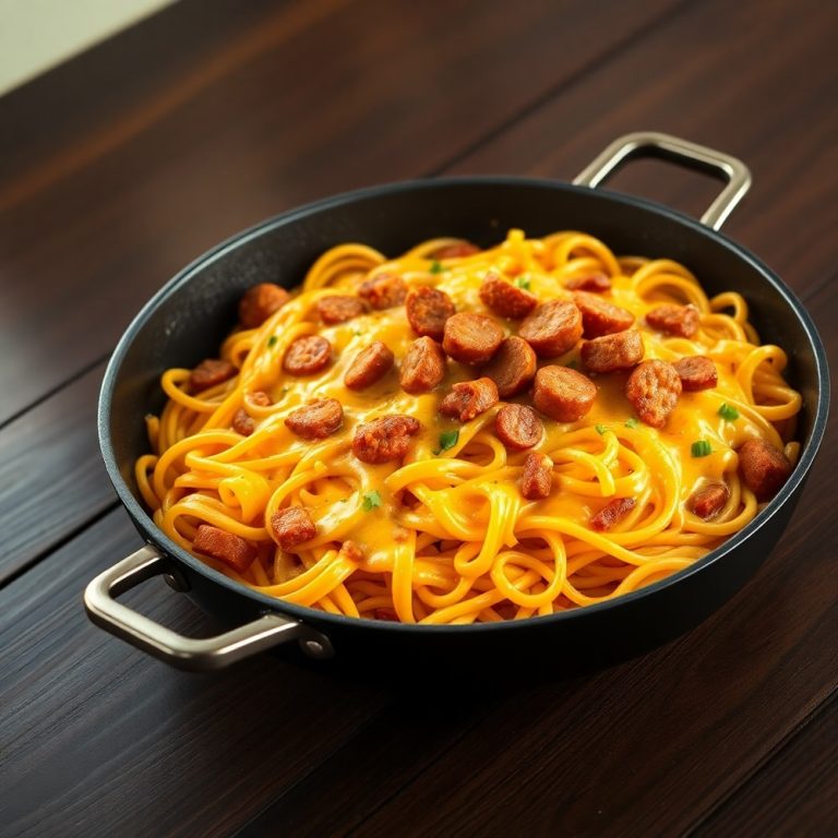one-pot honey BBQ sausage pasta