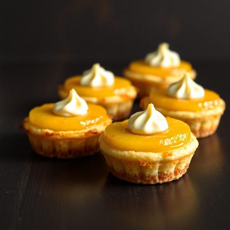 Pineapple Mascarpone Upside-Down Mini Cakes