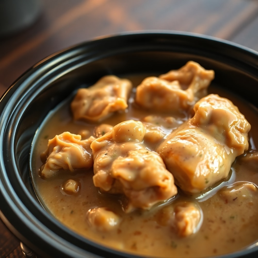 Slow Cooker Chicken and Gravy