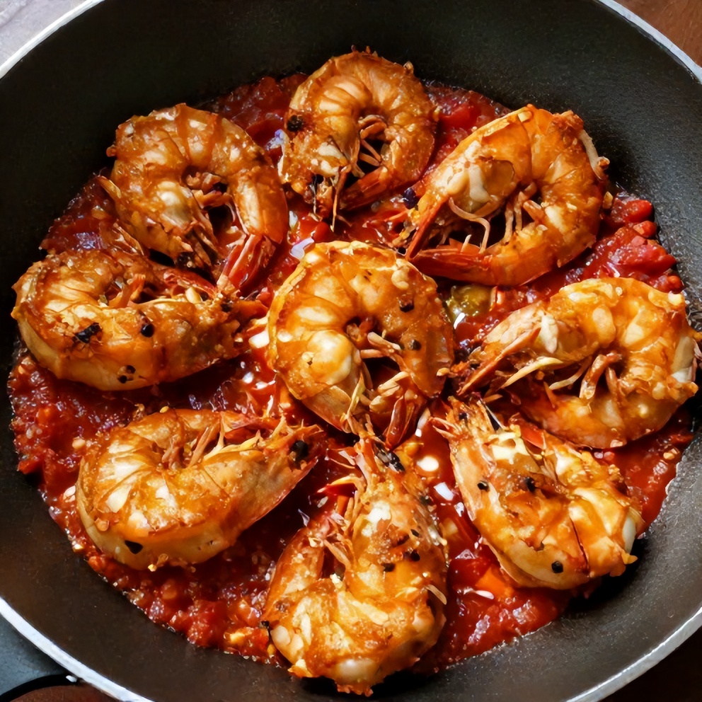Spicy Shrimp Veracruz
