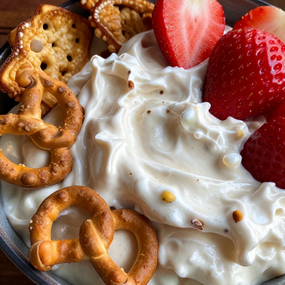 Strawberry Pretzel Salad Dip
