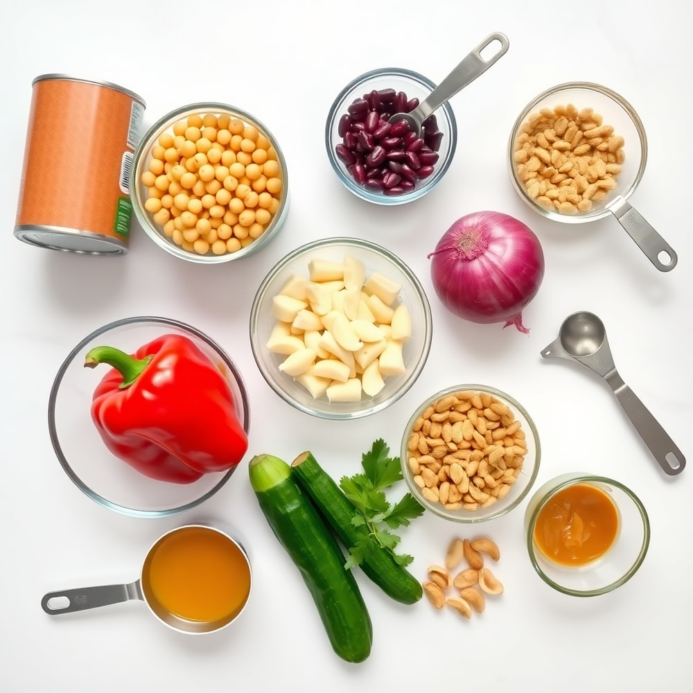 Thai Chickpea Salad Ingredients