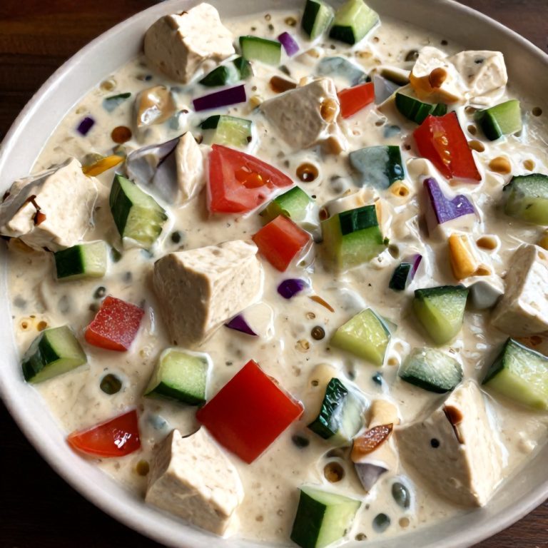 vegan mixed vegetable raita
