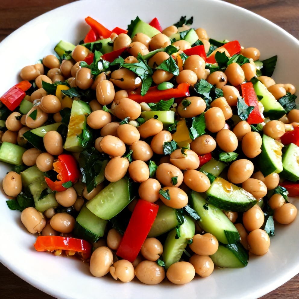 white bean tabbouleh salad