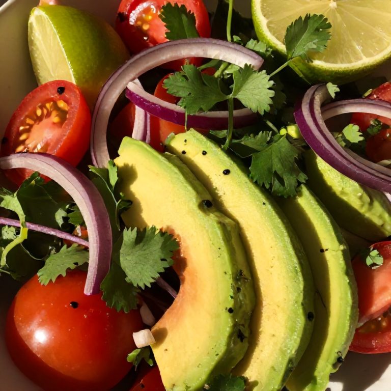Zesty Avocado Tomato Salad